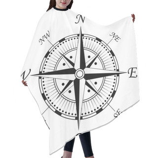 Personality  Compass Symbol Hair Cutting Cape