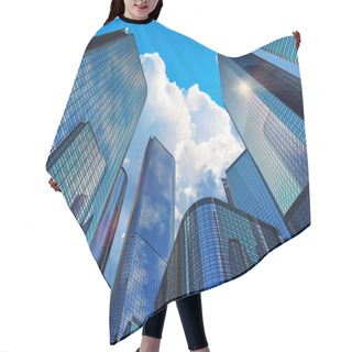 Personality  Modern Business Buildings Hair Cutting Cape