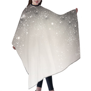 Personality  Winter Starry Christmas Background.  Hair Cutting Cape
