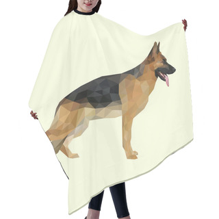 Personality  A Dog (shepherd) Hair Cutting Cape