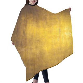 Personality  Golden Background Hair Cutting Cape
