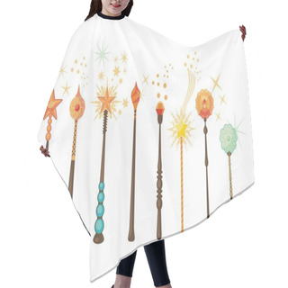 Personality  Magic Wands Set Hair Cutting Cape