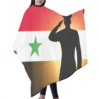 Personality  The Syria Flag Hair Cutting Cape