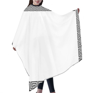 Personality  Background With Greek Ornament Hair Cutting Cape