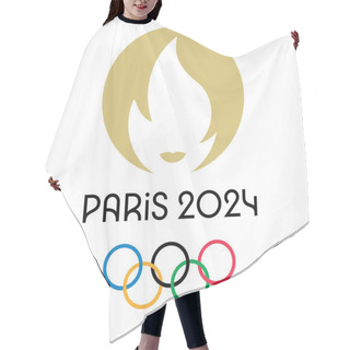 Personality  Paris Olympic Games 2024 Logo Vector  Hair Cutting Cape