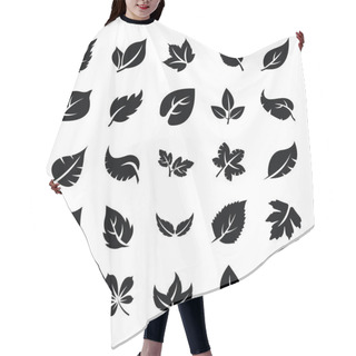 Personality  Leaf Vector Glyph Icons  Hair Cutting Cape