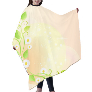 Personality  Light Spring Floral Background Hair Cutting Cape