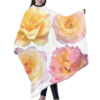 Personality  Set With A Beautiful Roses Hair Cutting Cape
