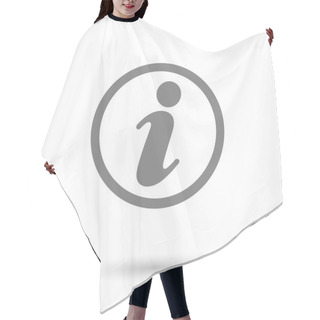 Personality  Flat Information Icon Background Hair Cutting Cape