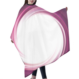 Personality  Vector Swirling Backdrop. Spiral Liquid Lilac Surface Hair Cutting Cape