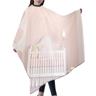 Personality  Colorful Interior Of Nursery Hair Cutting Cape
