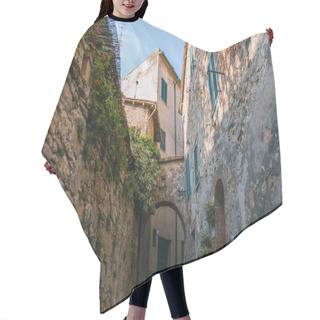 Personality  Low Angle View Of Buildings In Tuscany, Italy Hair Cutting Cape