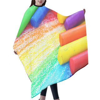Personality  Oil Pastel Crayons Hair Cutting Cape