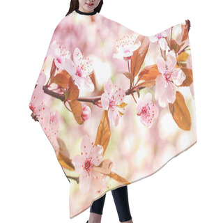 Personality  Blossoming Spring Tree Hair Cutting Cape