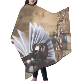 Personality  Law Book Hair Cutting Cape