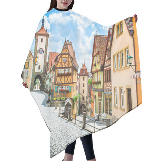 Personality  Medieval Town Of Rothenburg Ob Der Tauber, Franconia, Bavaria, Germany Hair Cutting Cape