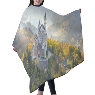 Personality  Scenic View Of Majestic Medieval Castle Architecture Hair Cutting Cape