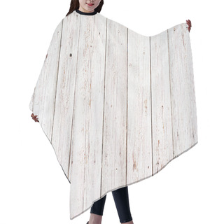 Personality  White Wood Texture Background Hair Cutting Cape