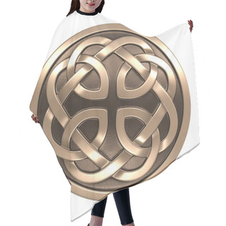 Personality  Gold Celtic Ornament Hair Cutting Cape