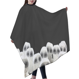 Personality  Ghost Heads In A Scary Crowd Hair Cutting Cape
