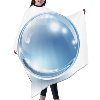 Personality  3D Glass Sphere Hair Cutting Cape