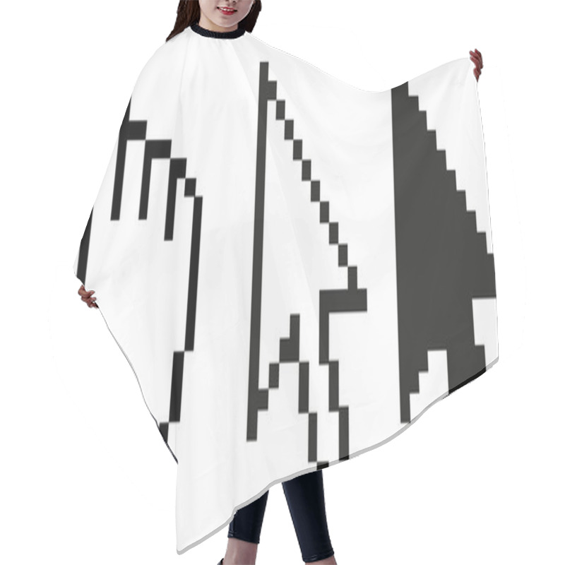 Personality  Mouse Pointers Hair Cutting Cape