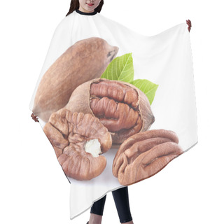 Personality  Pecan With Leaves Hair Cutting Cape