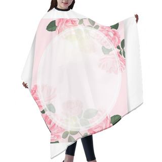 Personality  Floral Element Card Hair Cutting Cape