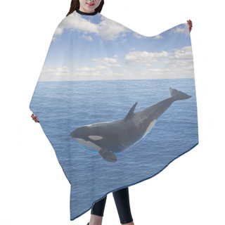 Personality  Jumping Killer Whale Hair Cutting Cape