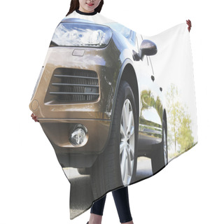 Personality  Car On Road Hair Cutting Cape
