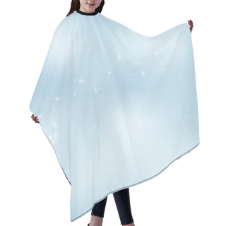 Personality  Silhouette With Flying Dandelion Buds Hair Cutting Cape