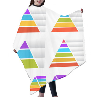 Personality  Triangle, Pyramid Charts Hair Cutting Cape