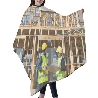 Personality  At The Construction Site Hair Cutting Cape