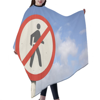 Personality  No Pedestrians Hair Cutting Cape