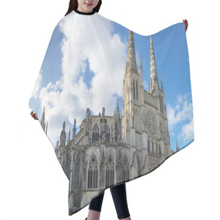 Personality  Gothic Bordeaux Cathedral Hair Cutting Cape