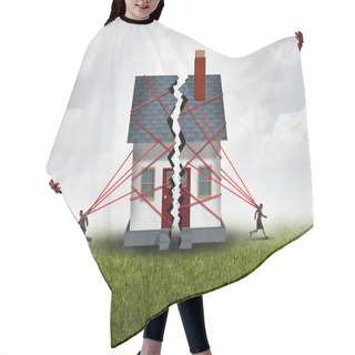 Personality  Broken Family Symbol Hair Cutting Cape