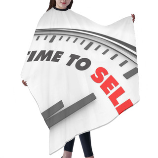 Personality  Time To Sell - Clock Hair Cutting Cape