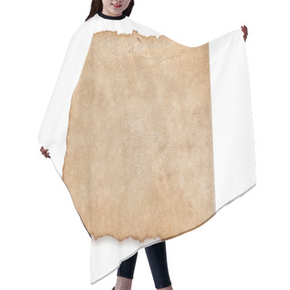 Personality  Blank Brown Paper Texture Hair Cutting Cape