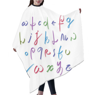 Personality  Calligraphic   Alphabet Letters Set Hair Cutting Cape