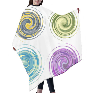 Personality  Beautiful Circular Pattern For Your Design Hair Cutting Cape