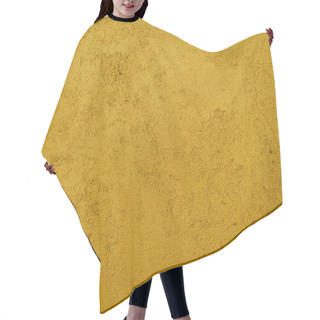 Personality  Coarse Mustard Yellow Texture Background Hair Cutting Cape