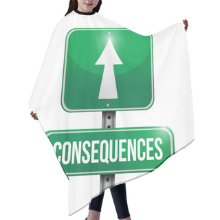 Personality  Consequences Illustration Design Hair Cutting Cape