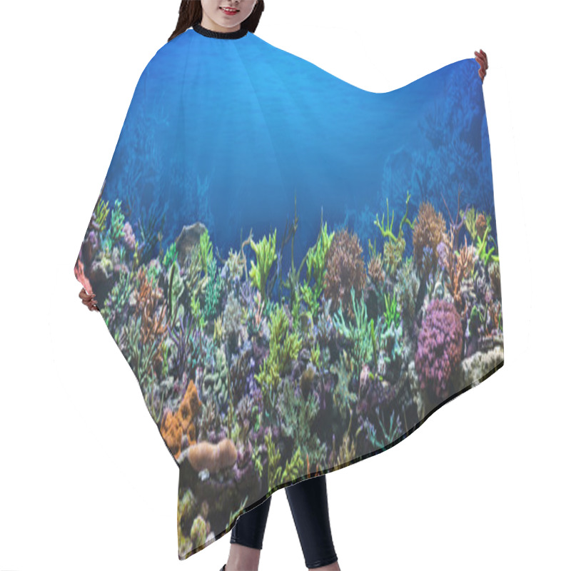 Personality  Coral Reef hair cutting cape