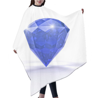 Personality  Blue Shappire 3d Hair Cutting Cape
