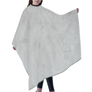 Personality  Top View Of Grungy White Concrete Wall For Background Hair Cutting Cape