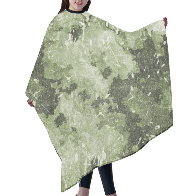 Personality  Camouflage military background hair cutting cape