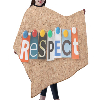 Personality  Respect Letters Hair Cutting Cape