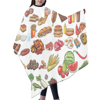 Personality  Food And Beverages Hair Cutting Cape