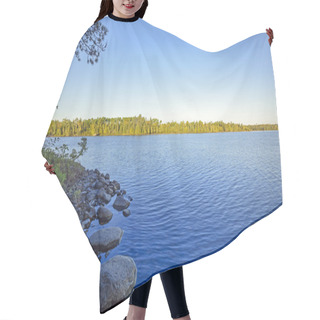Personality  Early Morning Light In Canoe Country Hair Cutting Cape