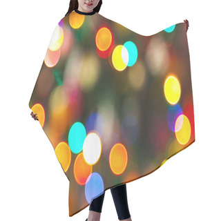 Personality  Abstract Blurred Holiday Background Hair Cutting Cape